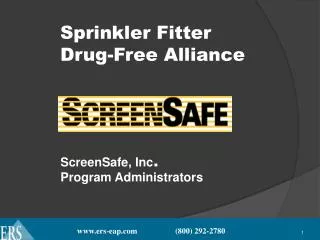 Sprinkler Fitter Drug-Free Alliance