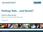 Parking! Safe …and Sound? - slide 1