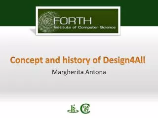 Concept and history of Design4All