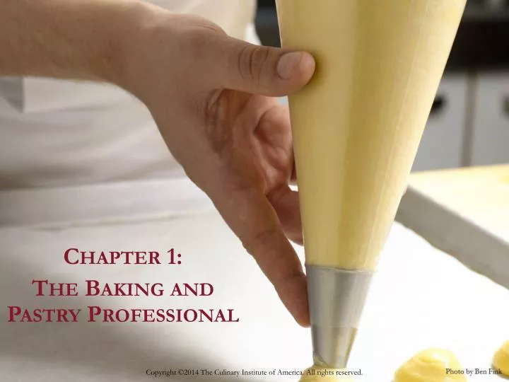 chapter 1 the baking and pastry professional