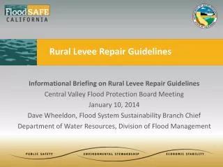 Rural Levee Repair Guidelines