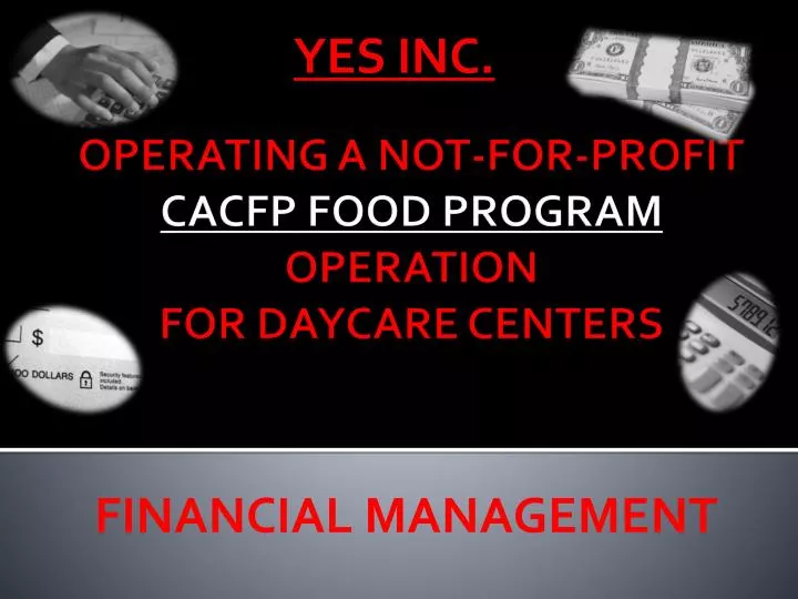 operating a not for profit cacfp food program operation for daycare centers