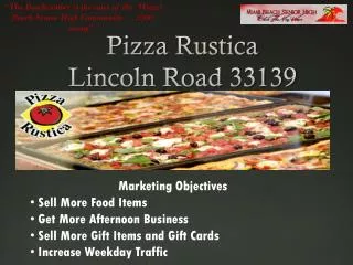 Pizza Rustica Lincoln Road 33139