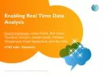 Enabling Real Time Data Analysis - slide 1