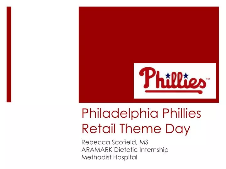 philadelphia phillies retail theme day