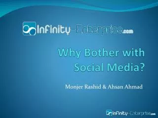 Why Bother with Social Media?
