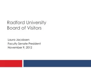 Radford University Board of Visitors