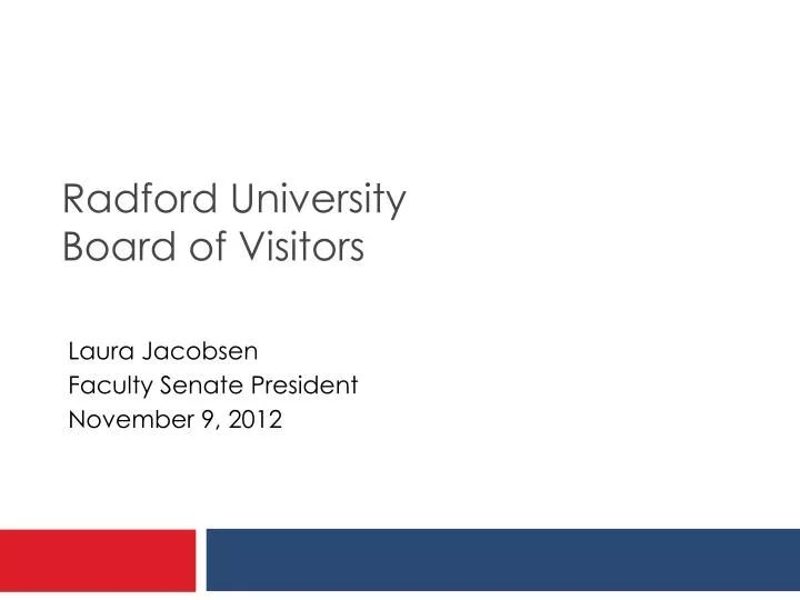 radford university board of visitors