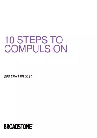 10 STEPS TO COMPULSION