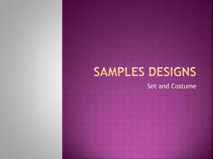 samples designs
