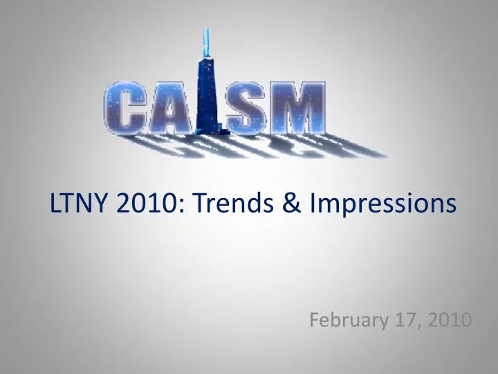 ltny 2010 trends impressions