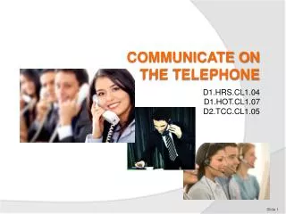 Communicate On The Telephone