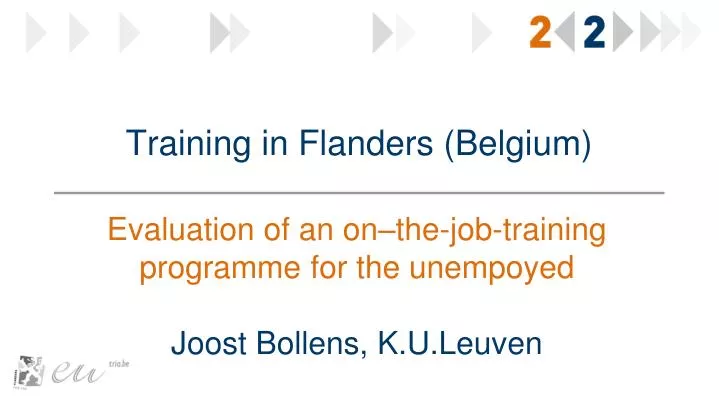 training in flanders belgium