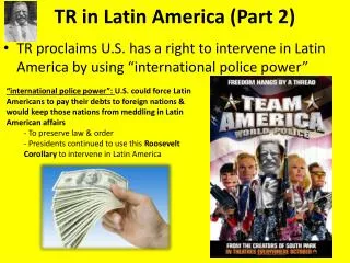 TR in Latin America (Part 2)