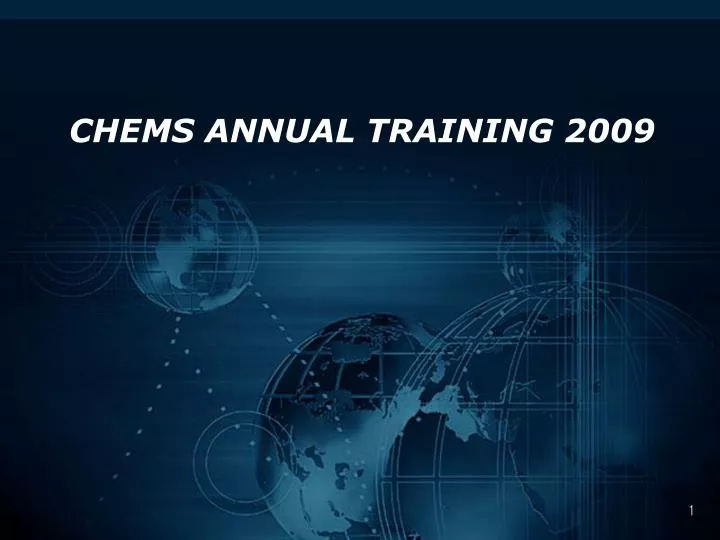 chems annual training 2009