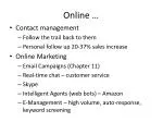 Online … - slide 1