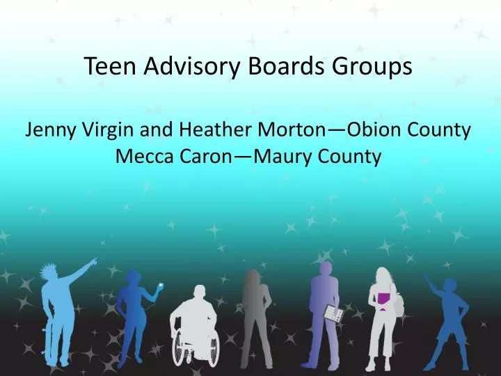 teen advisory boards groups jenny virgin and heather morton obion county mecca caron maury county