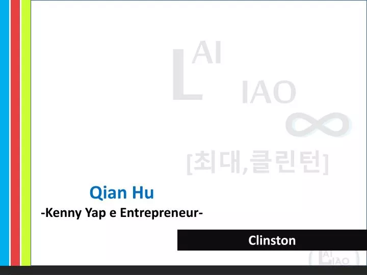 qian hu kenny yap e entrepreneur