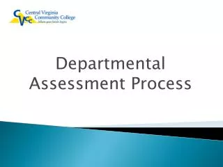Departmental Assessment Process