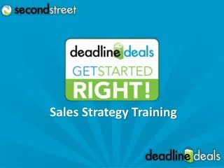 Sales Strategy Training