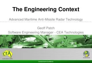 The Engineering Context