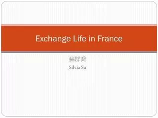 Exchange Life in France