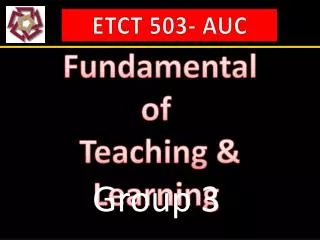 ETCT 503- AUC