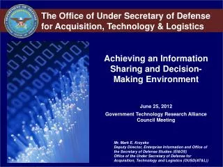 Achieving an Information Sharing and Decision-Making Environment
