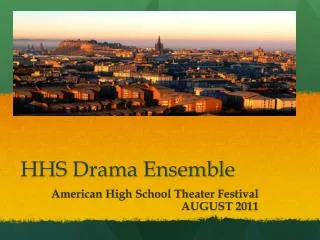 HHS Drama Ensemble