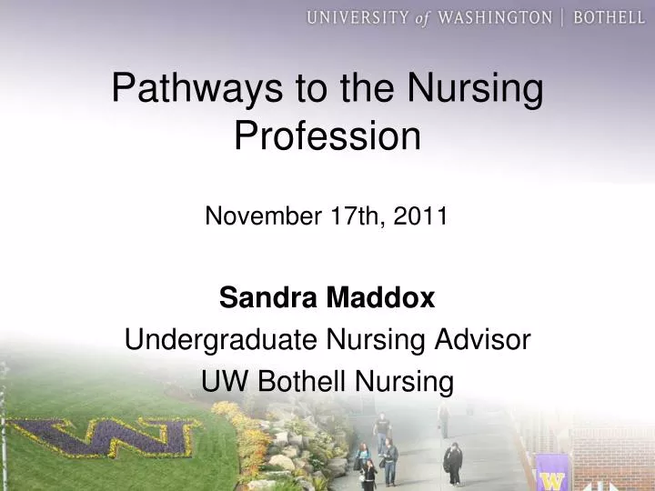 pathways to the nursing profession