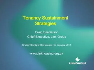 Tenancy Sustainment Strategies