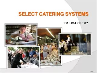 SELECT CATERING SYSTEMS