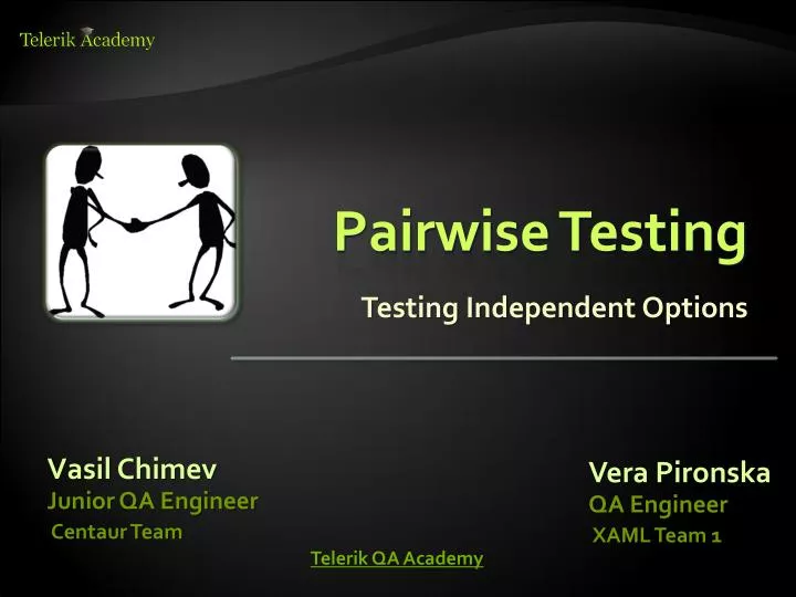pairwise testing