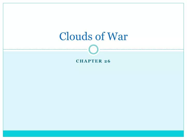 clouds of war