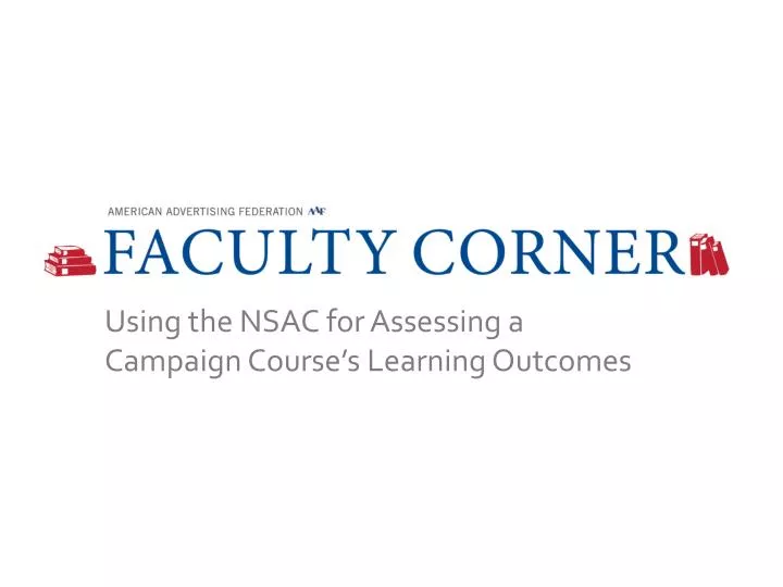 using the nsac for assessing a campaign course s learning outcomes