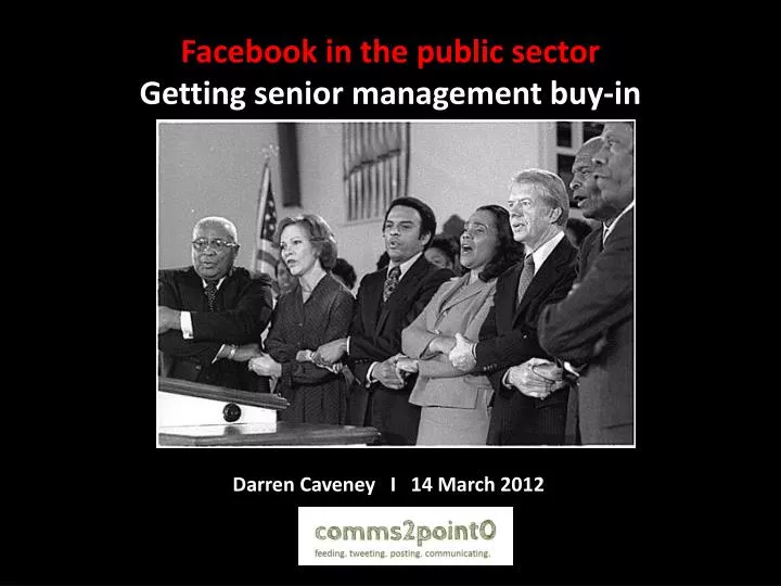 facebook in the public sector getting senior management buy in
