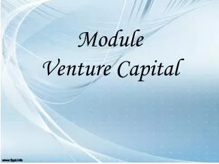 Module Venture Capital