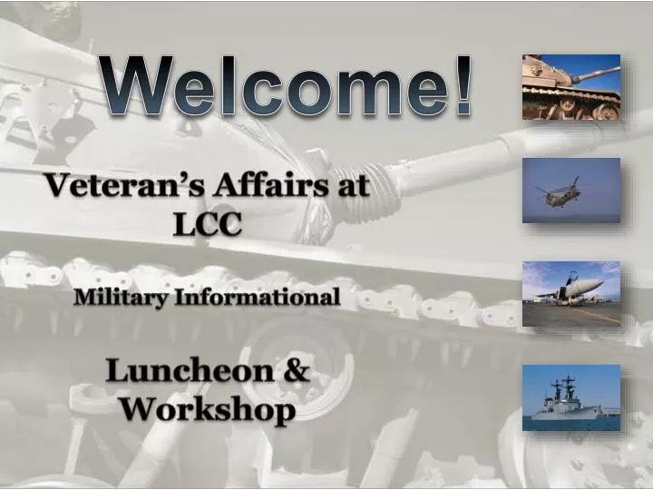veteran s affairs at lcc military informational luncheon workshop