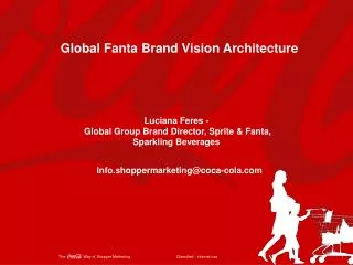 Global Fanta Brand Vision Architecture