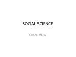 SOCIAL SCIENCE - slide 1