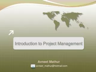 Introduction to Project Management