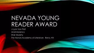 Nevada Young Reader Award
