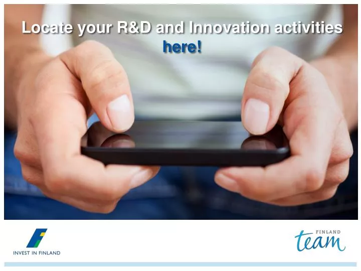 l ocate your r d and innovation activities here