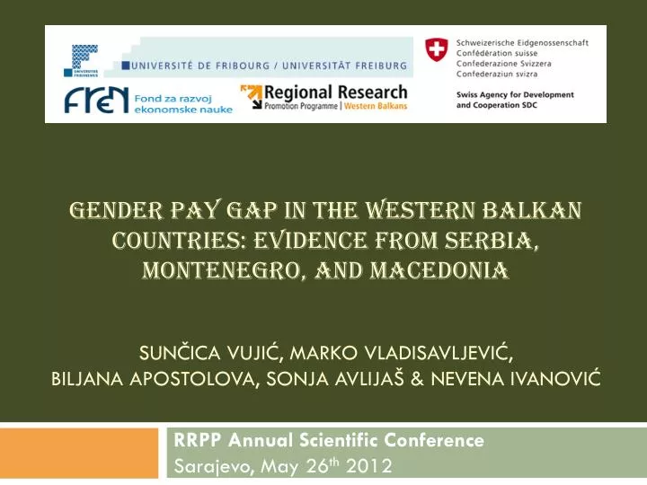 rrpp annual scientific conference sarajevo may 26 th 2012