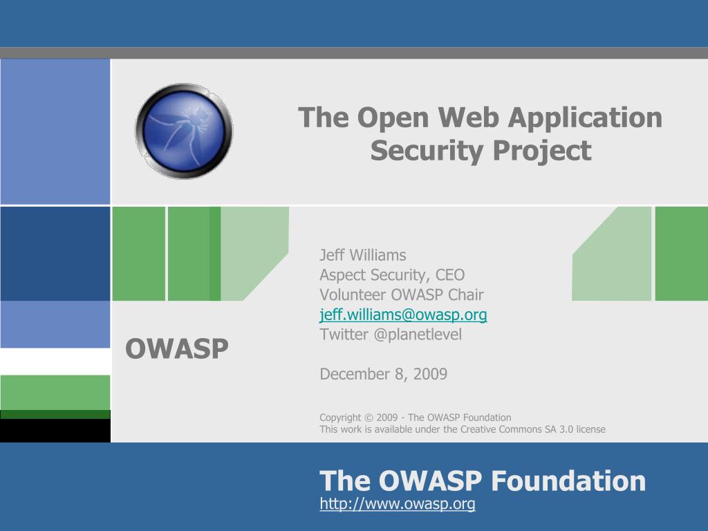 PPT - The Open Web Application Security Project PowerPoint Presentation ...