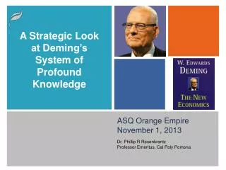 ASQ Orange Empire November 1, 2013
