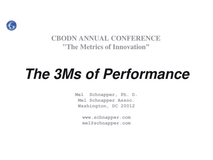 cbodn annual conference the metrics of innovation