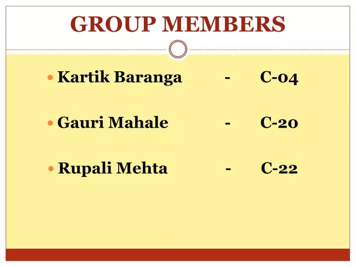 group members