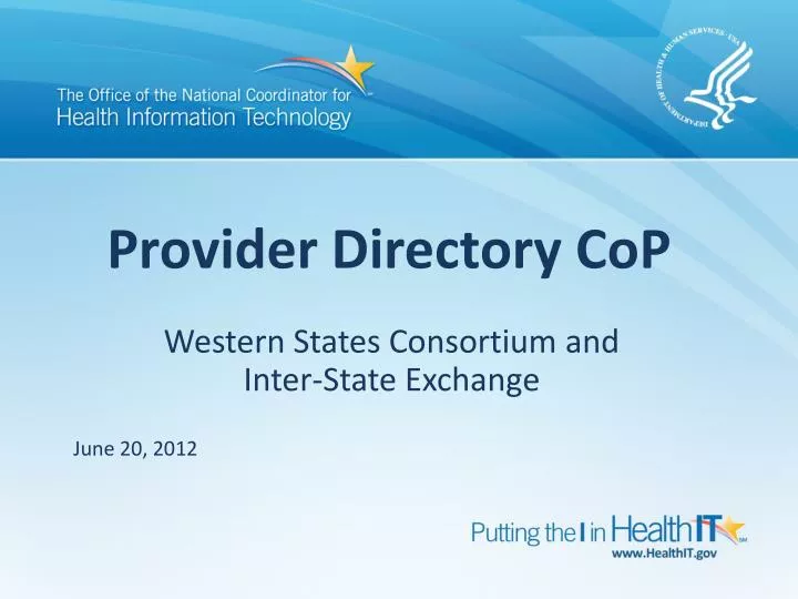 provider directory cop