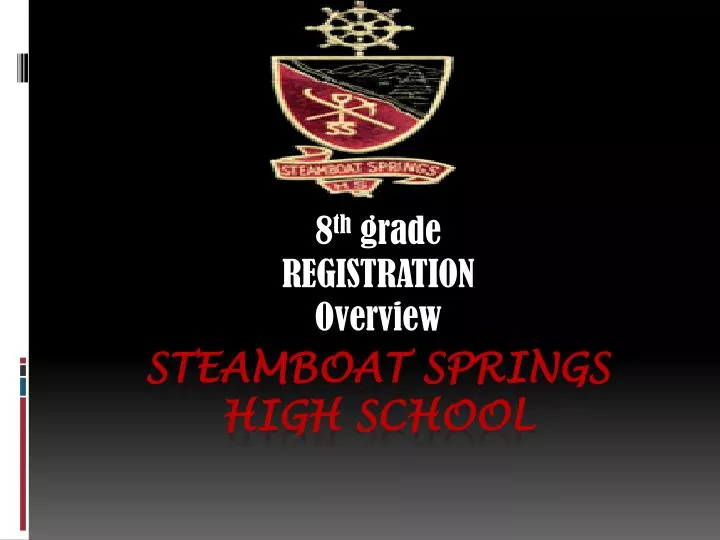 8 th grade registration overview